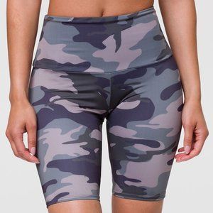 Onzie High Rise Biker Short Combat Camo